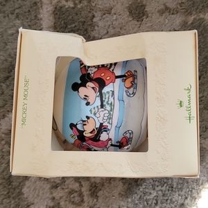 Hallmark Mickey Mouse 1980 satin ornament